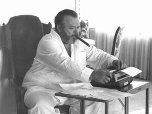 Old Orson Welles at Typewriter