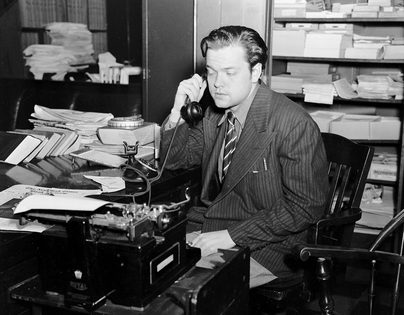 Orson Welles on Telephone