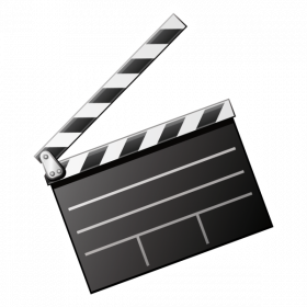 movie clapboard icon